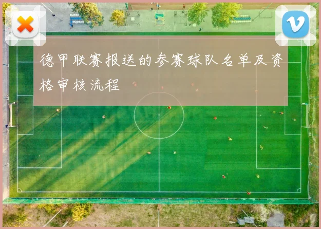 德甲联赛报送的参赛球队名单及资格审核流程